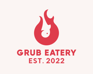 Grill Seafood Restaurant  logo design