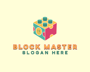 Toy Puzzle Block logo design