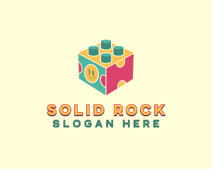 Toy Puzzle Block logo design