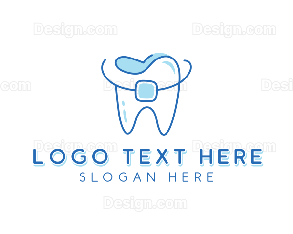 Dentist Tooth Orthodontist Logo