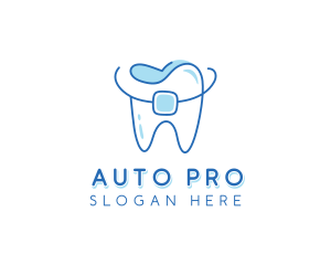 Dentist Tooth Orthodontist Logo