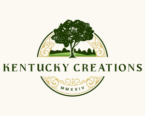 Kentucky Tulip Tree Lumber logo design