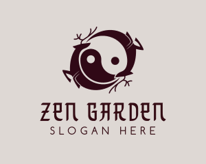 Zen Meditation Deer logo design