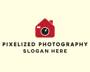 Camera Lens House logo design