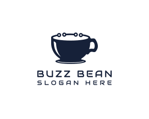 Tech Coffee Mug logo design