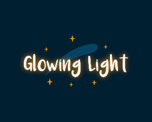 Shooting Star Lighting Wordmark logo design