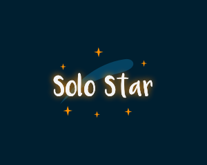 Shooting Star Lighting Wordmark logo design