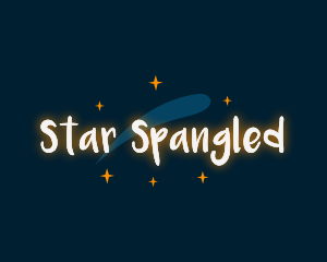 Shooting Star Lighting Wordmark logo design