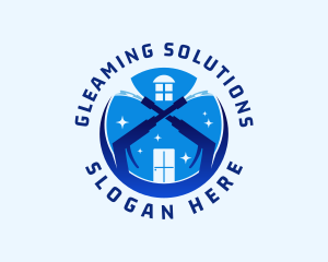 Pressure Washing Maintenance logo design