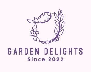 Purple Flower Decor  logo design