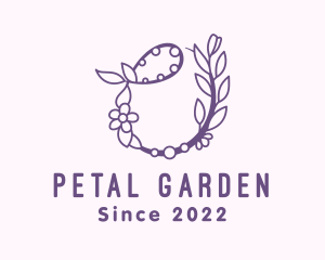 Purple Flower Decor  logo design