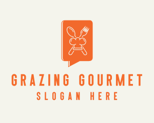 Restaurant Gourmet Chat logo design