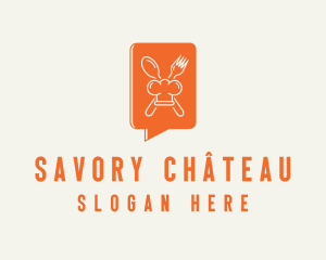 Restaurant Gourmet Chat logo design