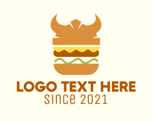 Viking Burger Sandwich  logo