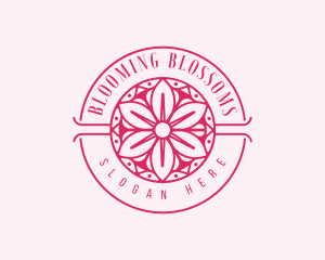 Mandala Lotus Flower logo design