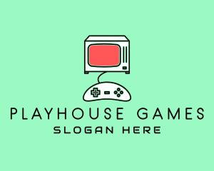 Television Video Game logo design