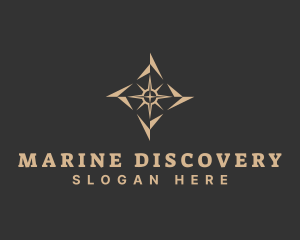 Marine Locator Compass logo design