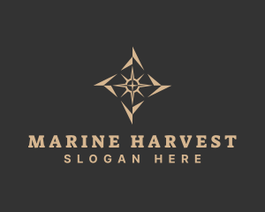 Marine Locator Compass logo design