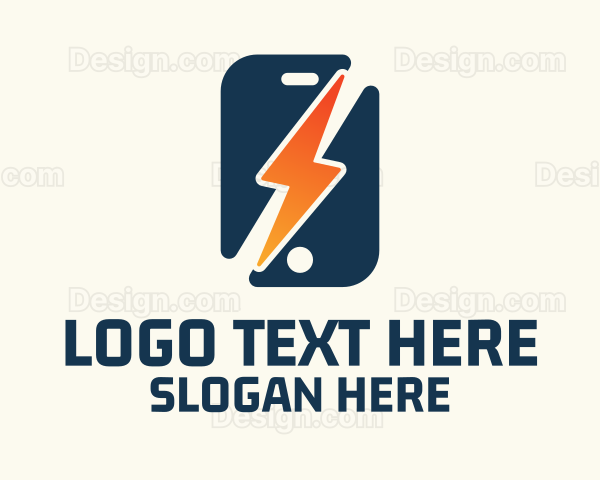 Mobile Phone Charge Logo