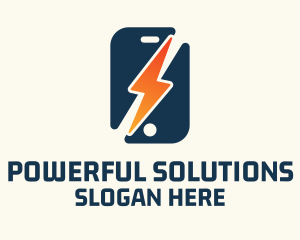 Mobile Phone Charge logo design