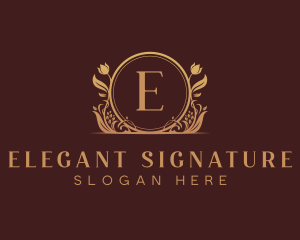 Premium Elegant Flower logo design