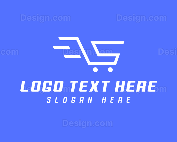 Shopping Cart Letter S Logo