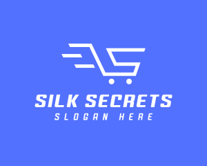 Shopping Cart Letter S logo design