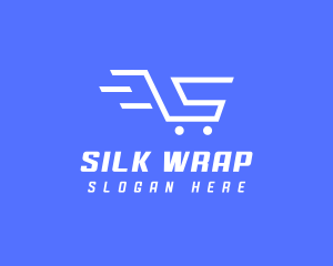 Shopping Cart Letter S logo design