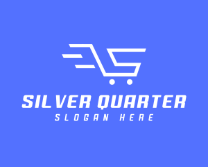 Shopping Cart Letter S logo design