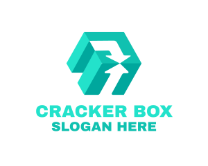 Box Arrow Delivery logo design