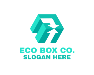 Box Arrow Delivery logo design