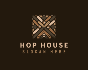 House Wood Flooring logo design