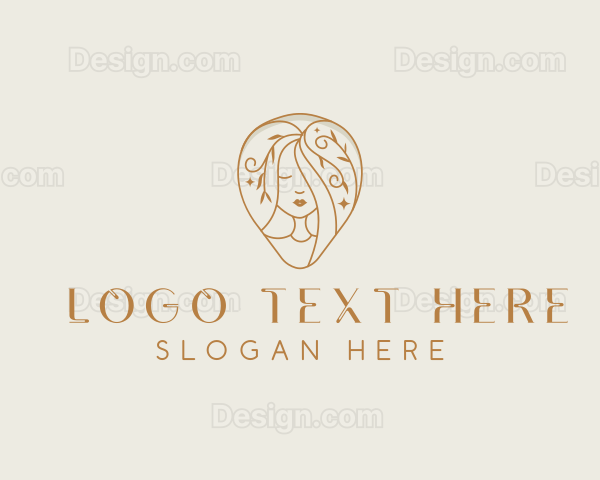 Hair Salon Woman Beauty Logo