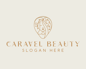 Hair Salon Woman Beauty logo design