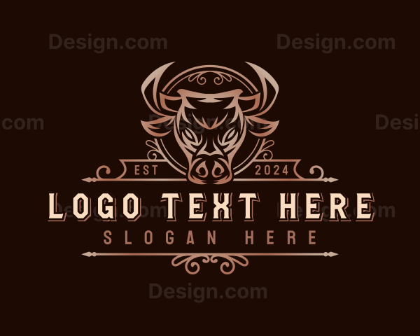 Cattle Bull Cow Logo