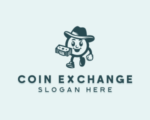 Coin Money Exchange logo design