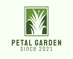 Green Grass Lawn Service  logo design