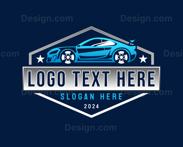 Driving Automotive Garage Logo