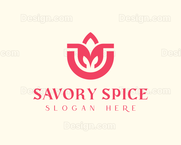 Beauty Flower Symbol Logo