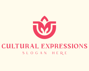 Beauty Flower Symbol logo