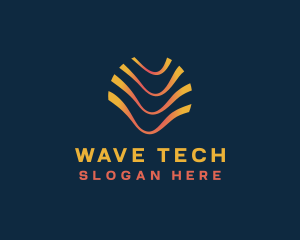 Wave Cyber Software logo design