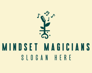 Music Garden Sprout logo design