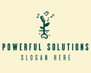 Music Garden Sprout logo design