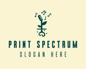 Music Garden Sprout logo design