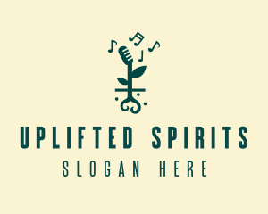 Music Garden Sprout logo design