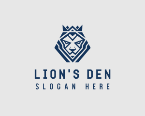 Lion Crown Royal logo design