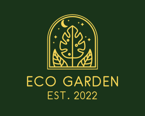 Night Nature Garden Landscaping logo design