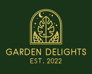 Night Nature Garden Landscaping logo design