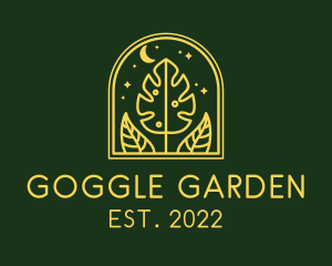 Night Nature Garden Landscaping logo design