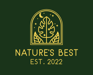 Night Nature Garden Landscaping logo design